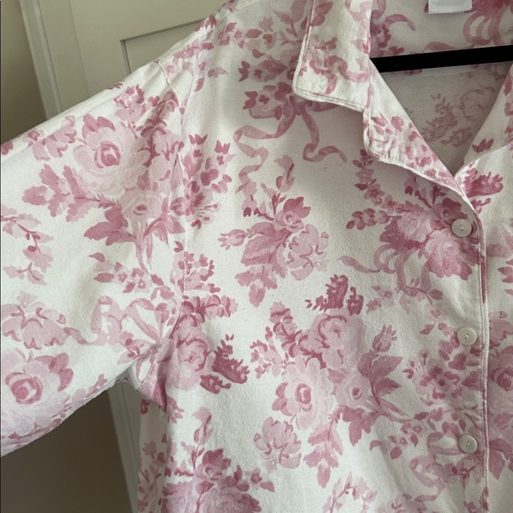 LOVE SHACK FANCY ORGANIC COTTON FLANNEL 2piece pjs - Picture 4 of 10